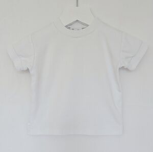 Florence Eiseman | White T-Shirt With Rib Trim | 6M